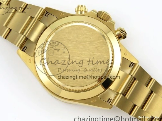 0219 Daytona 116508 QF 1:1 Best Edition YG Black Dial on YG Bracelet SH4130 V3 (Gain Weight) Tailored 1720